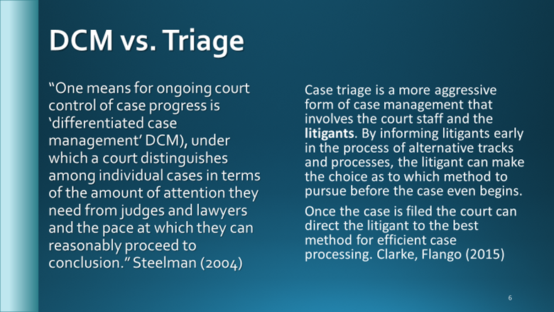  DMC vs Triage