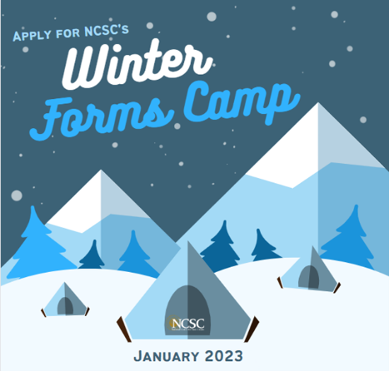 A picture of Winter Forms Camp January 2023