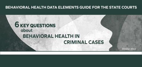 Key Questions About Behavioral Health in Criminal Cases